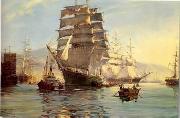 unknow artist Seascape, boats, ships and warships. 32 painting